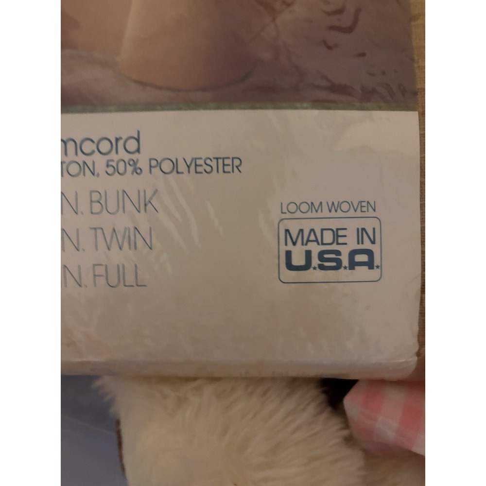 NWT Vintage Beacon Dreamcord American Softwear Bedspread Sand Twin 76" x 110" - Picture 3 of 7